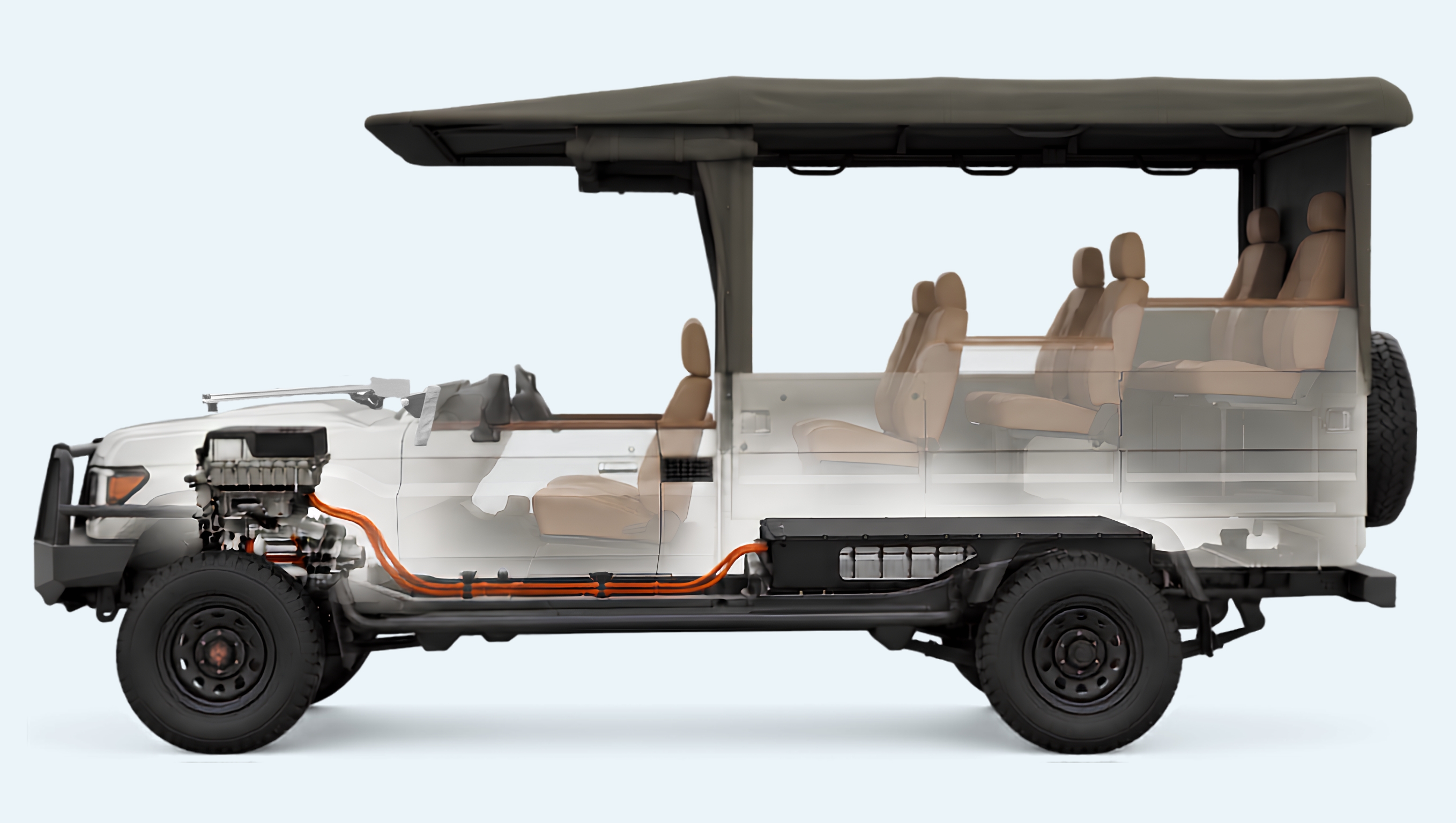Toyota Land Cruiser 79 Series electric